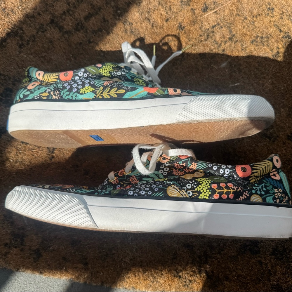 Keds Rifle Paper Floral Sneakers size 7.5 - Picture 5 of 8